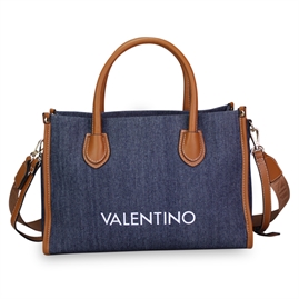 Valentino Bags - Leith RE Shopper - Denim/Cuoio