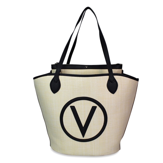 Valentino Bags - Covent Shopper - Naturale/Nero