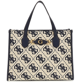 Guess - Izzy 2 Compartment Tote - Navy Logo