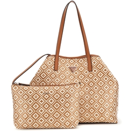 Guess - Vikky II Large Tote - Cognac